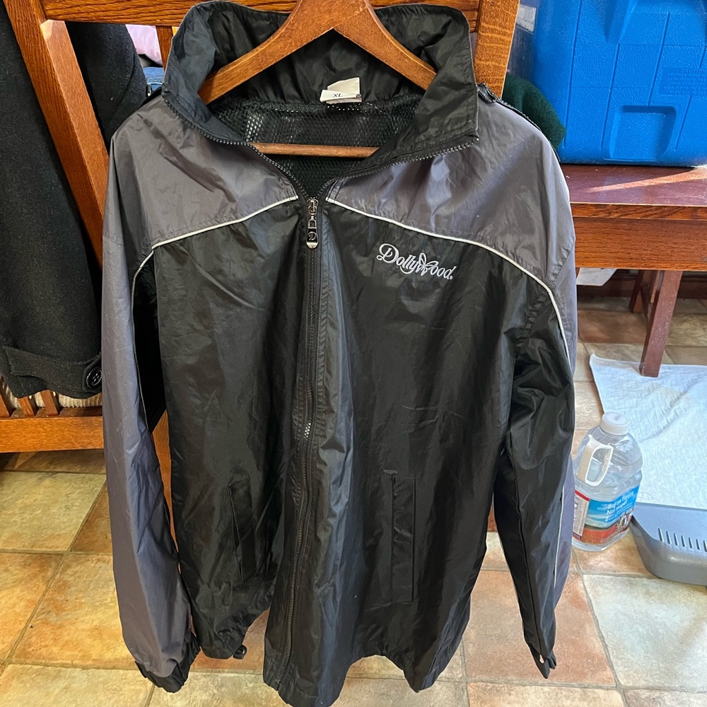 Black and Gray Raincoat for Men Dollywood embroidery .